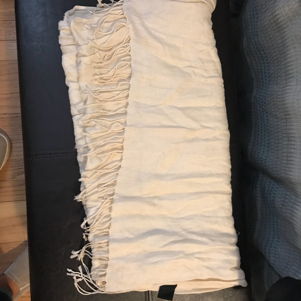 White scarf